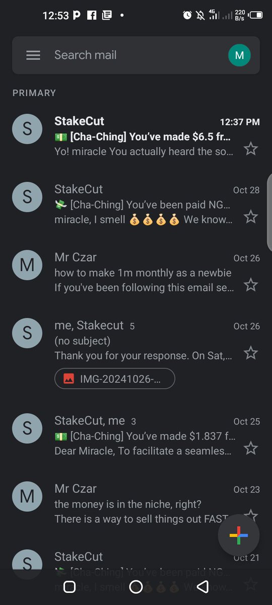 MiracleOko2005's tweet photo. Best email ever 💸💸 https://t.co/2Skku5rVpb