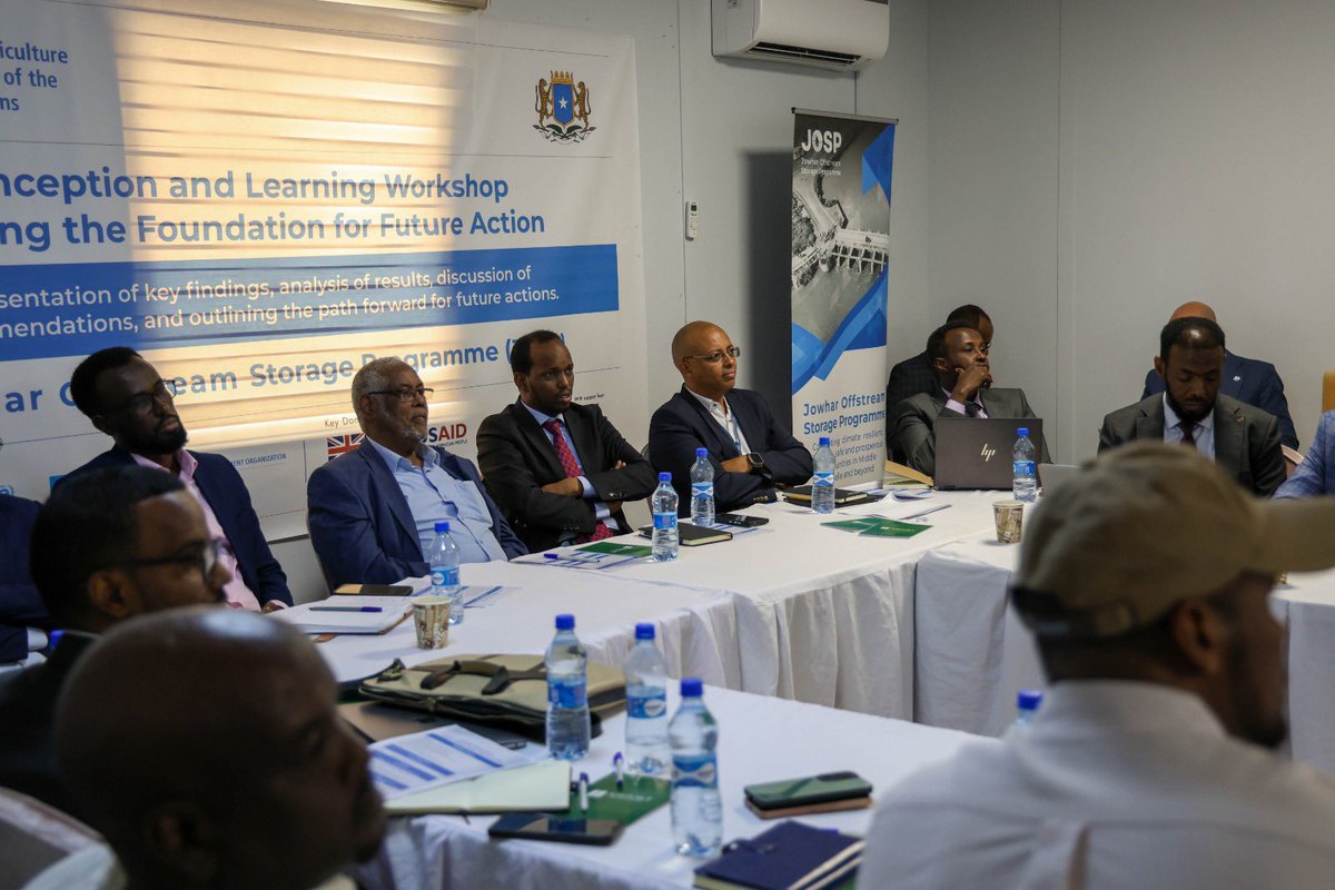 Building resilience through collaboration! This week, <a href="/UNIDO/">UNIDO</a> partners with Federal &amp; Hirshabelle ministries and key allies like <a href="/FAOSomalia/">FAO in Somalia</a> in the Jowhar Offstream Storage Programme (JOSP) to empower value chains in Somalia. Together, we’re paving the way for sustainable growth!