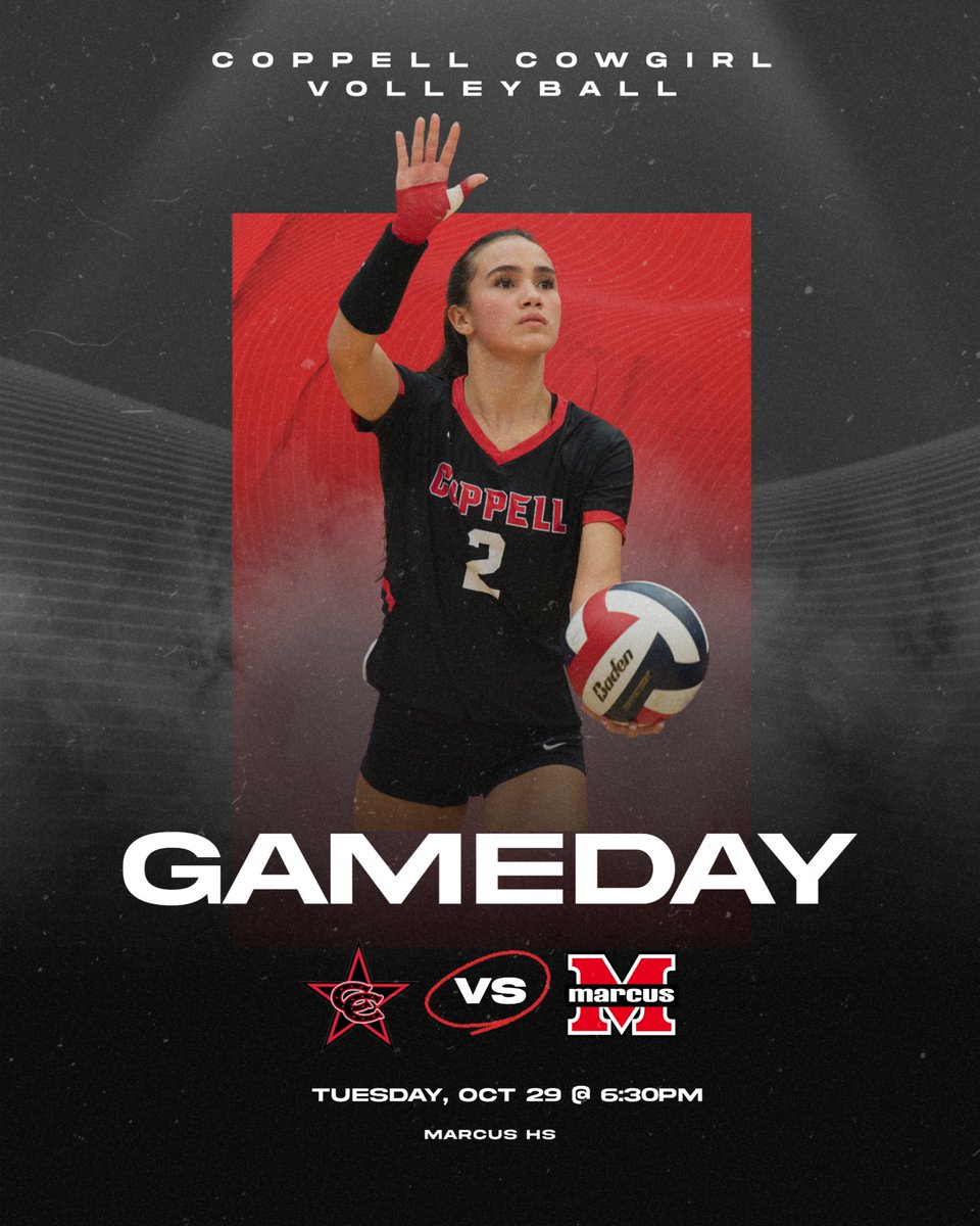 🅶🅰🅼🅴🅳🅰🆈 ‼️

Your Cowgirls travel to Marcus tonight for the last district matchup. Come out and watch another great match! Go Cowgirls!

🆚 Marcus
🕛5:30pm • JV/FR A
🕛6:30pm • Varsity/FR B
📍Marcus HS