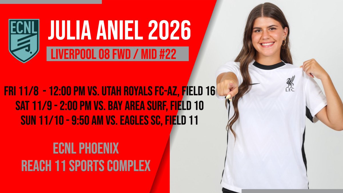 Julia Aniel (@julia_aniel) on Twitter photo ECNL Phoenix 🌵🏜️⚽️<a href="/ImYouthSoccer/">ECNL/GA/Recruiting/College Soccer</a> <a href="/LFCIAMichigan/">Liverpool FC International Academy Michigan</a> <a href="/ECNLgirls/">ECNL Girls</a> #classof2026 ECNL Phoenix 🌵🏜️⚽️<a href="/ImYouthSoccer/">ECNL/GA/Recruiting/College Soccer</a> <a href="/LFCIAMichigan/">Liverpool FC International Academy Michigan</a> <a href="/ECNLgirls/">ECNL Girls</a> #classof2026