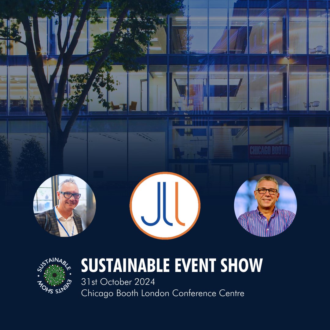 On 31 October, Christian Merefield and Scott Rooney-Ashby will represent JLL at the Sustainable Events Show at the Chicago Booth London Conference Centre! 🌱

Make sure to stop by and say hello to the team! 👋

#SustainableEvents #EventSustainability #EcoEvents #EventProfs