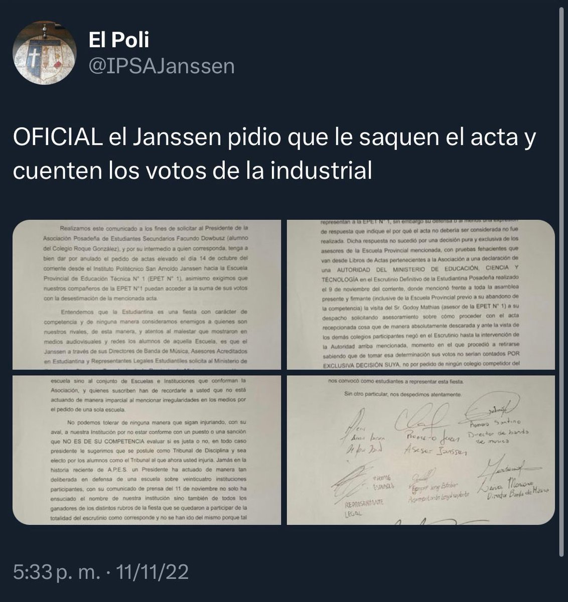 DaciukLuciano's tweet photo. @RLautaro15 a nosotros nos dio a ver si ustedes les da https://t.co/FAWe5yHAF8