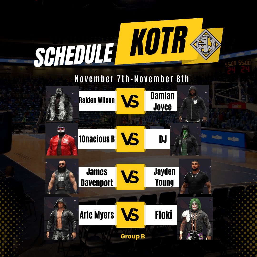 SMW2K's tweet photo. Which of these 16 men will walk out in 5 weeks, the new, King Of The Ring? https://t.co/EdbNvl9apq