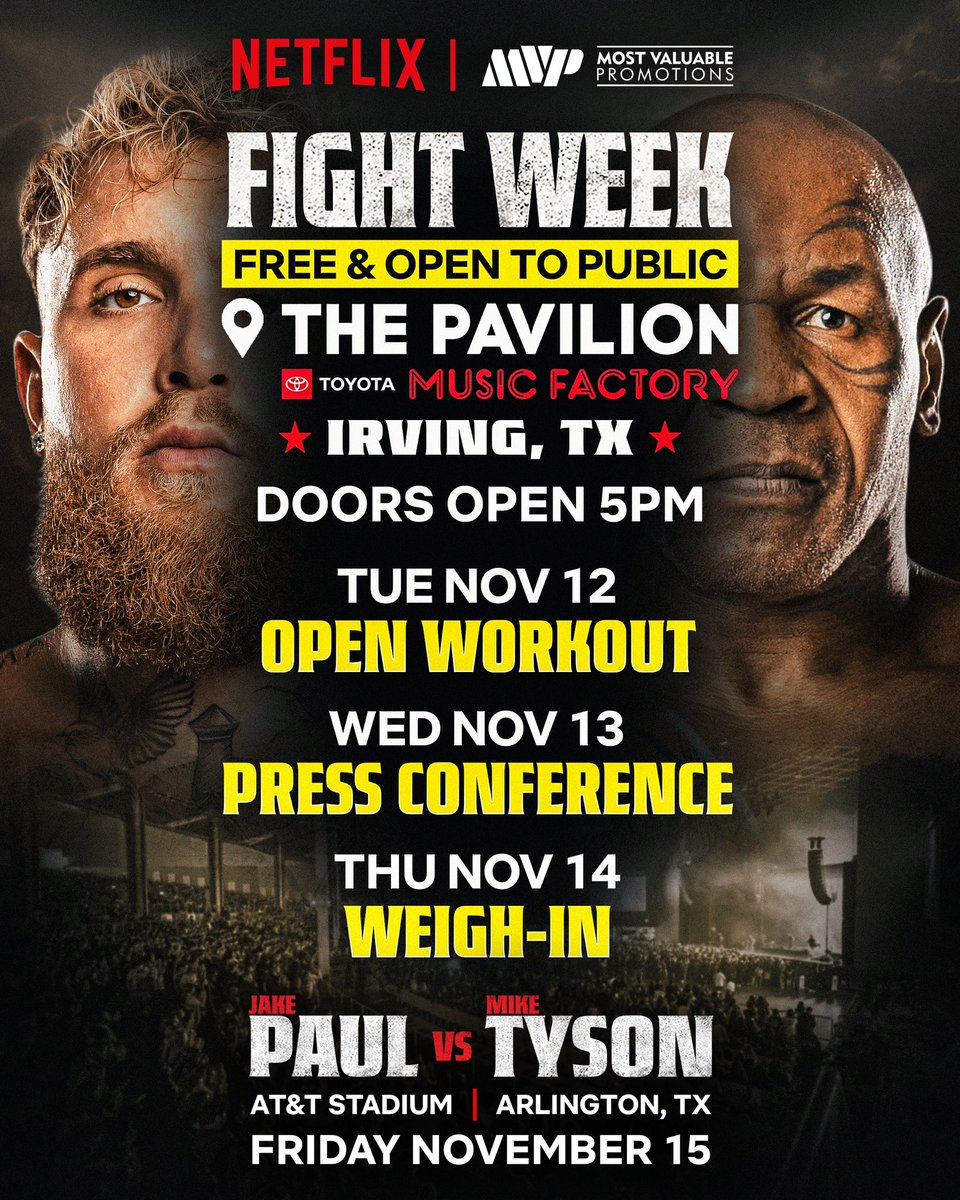 jakepaul's tweet photo. 2 weeks #PaulTyson https://t.co/C16tDOZjC5