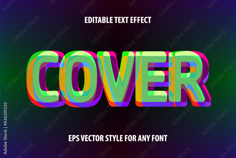 yurrey_p's tweet image. Editable colorful #texteffect in festive retro style #StockVector | #AdobeStock stock.adobe.com/stock-photo/id…