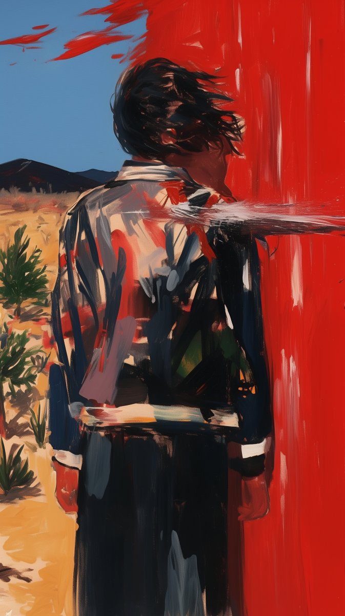 dammit_png's tweet image. Caught between the brushstrokes of reality and dreams. 
#AIArt #ArtandTech #FutureOfArt #ArtInnovation #AlgorithmicArt #AIinspiration