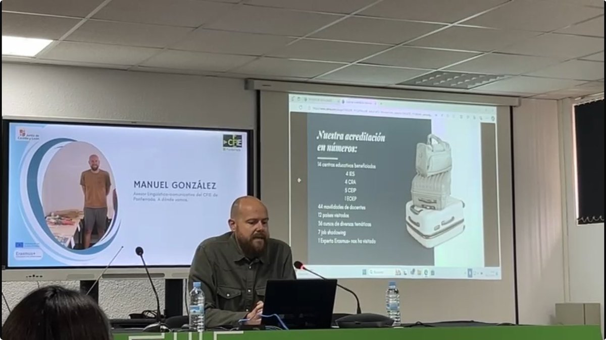 cfieponferasmus's tweet photo. KA120-KA121 @EUErasmusPlus @CFIE_Ponferrada 

¿A dónde vamos?

🇪🇺III Jornada Erasmus+ 
Dando pasos a tu lado 🇪🇺

#internacionalizacyl
@sepiegob 
@CFIE_Ponferrada https://t.co/AexQSfhay7