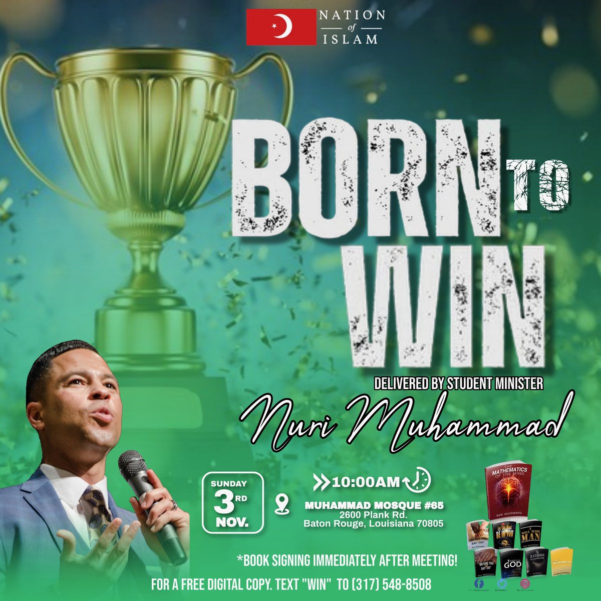 🗣️BATON ROUGE‼️
We are excited to be with you this weekend!

In the area? Join us!!
Know someone that is? Please invite them.