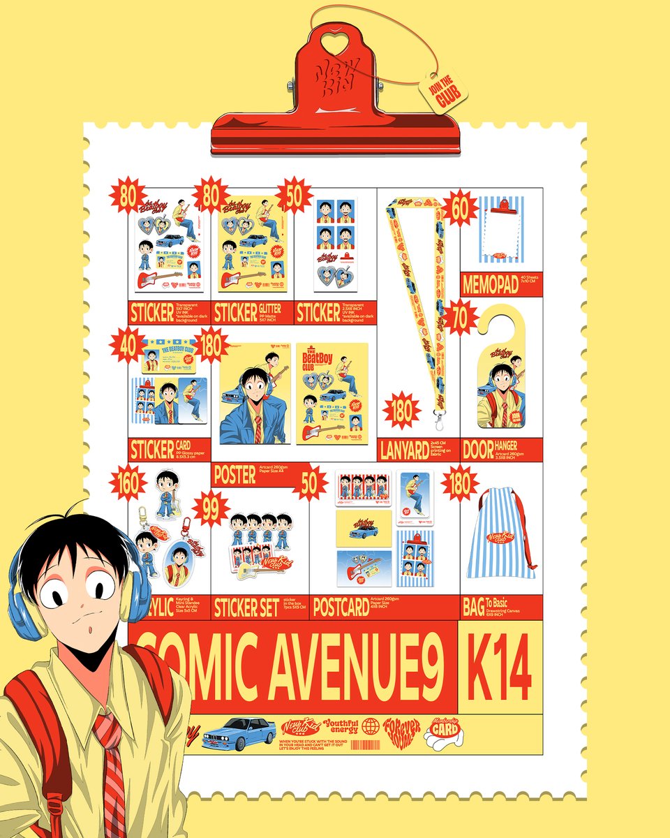 SIMPLESEASUN K14 #CA9 #ComicAvenue9
วันเสาร์ที่ 2 NOV 2024 📍Central Westgate
แวะมาเยี่ยมชมกันได้นะคะ มีสติกเกอร์ลายเก่าไปนิดหน่อยด้วยค่ะ😆