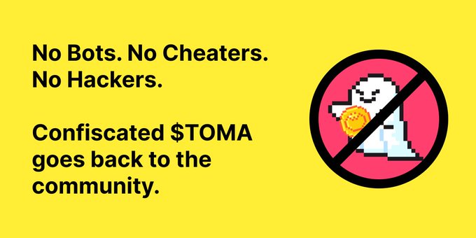 BREAKING: You will be able to check your Tomarket allocation starting November 1st.

The exact time to be confirmed soon.

Also, they are actively banning cheaters &amp; will redistribute confiscated tokens back to the community 🍅👀
#tomarket