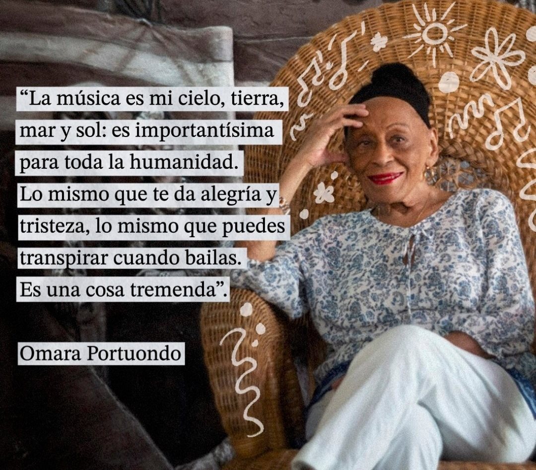 Un #29DeOctubre de hace 94 años nació en el barrio de Cayo Hueso de La Habana, Omara Portuondo,cantante de son y boleros, una de las mayores representantes del llamado filin. Conocida como "a diva del Buena Vista Social Club" o "La novia del feeling".