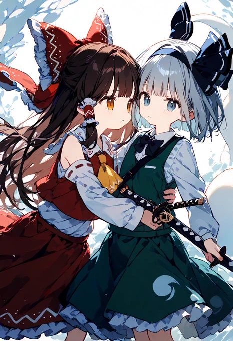 霊夢と妖夢 