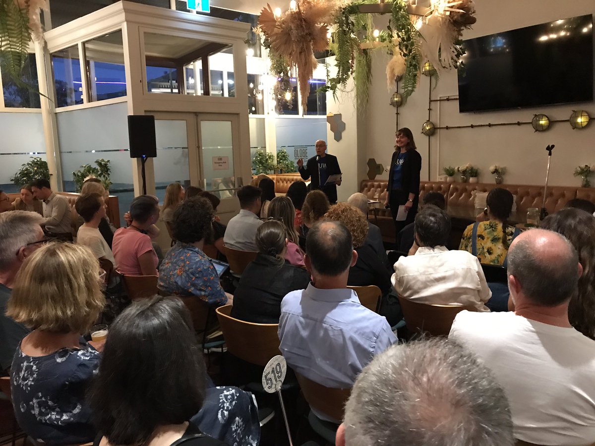 UWAresearch's tweet photo. Thanks for joining us at Raising the Bar #RTBPerth 2024 🙌 🍻. Hope you enjoyed the night! If you missed it, catch up via the podcasts, out in the next couple of weeks. Search ‘Raising the Bar Perth’. @uwanews @RTBevent @AlumniUWA https://t.co/jculHnyqGh