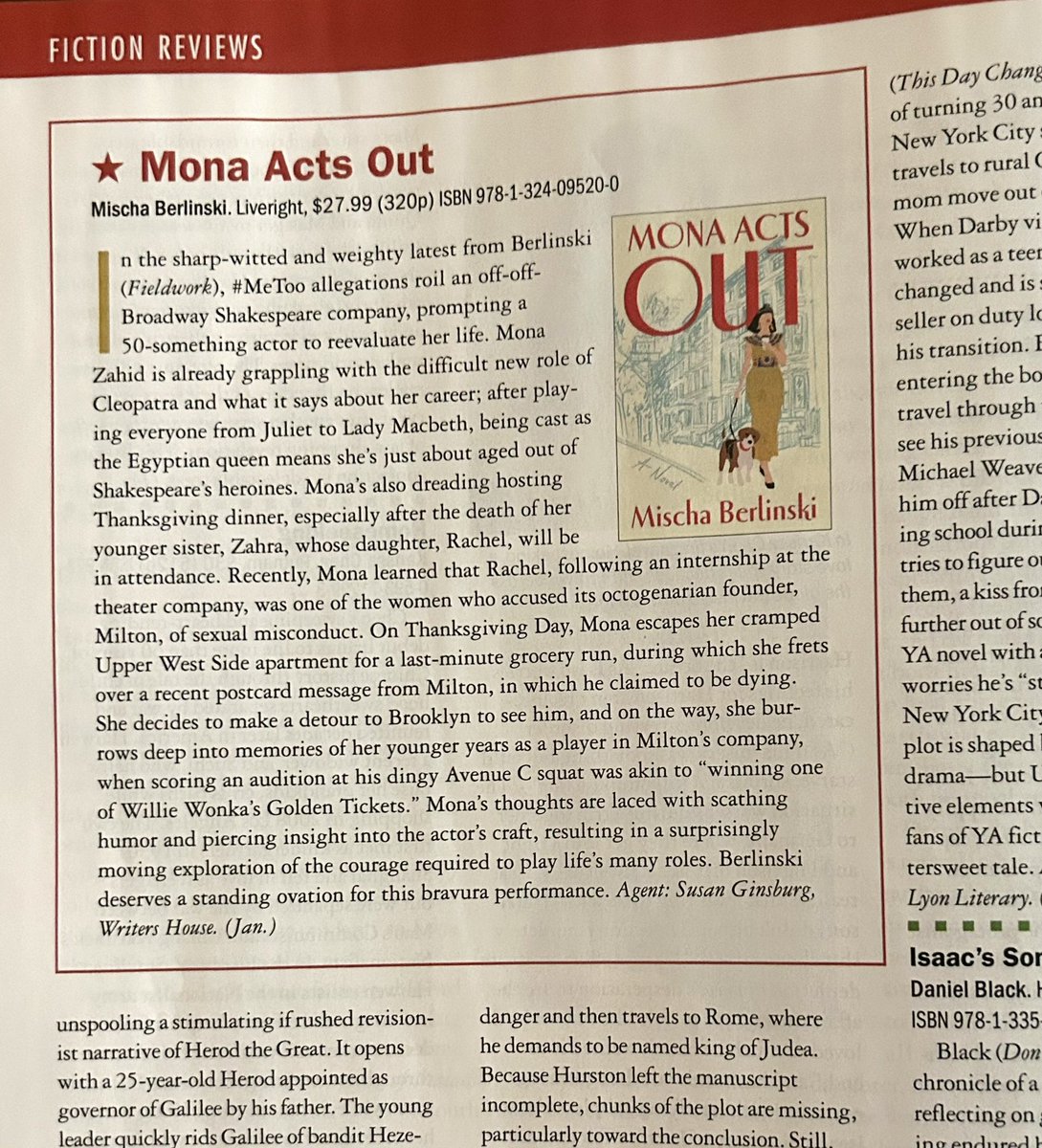 “Berlinski deserves a standing ovation for this bravura performance.” 
Starred, boxed rave from <a href="/PublishersWkly/">Publishers Weekly</a> ! 🤩🤩🤩