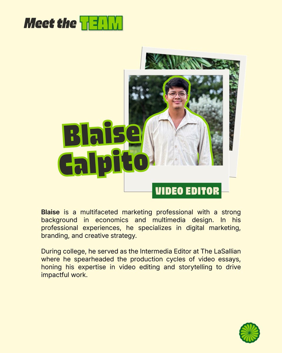 ologistph's tweet image. We are bright, passionate individuals ready to craft engaging and relevant Philippine-centric science and research content. Meet #OlogistPH’s design editors! 🎨🖌️📸🎞️

Keep following our socials for more. ✨

#ScienceOnYourWavelength #SciencePH #PinoyScience #Scicomm