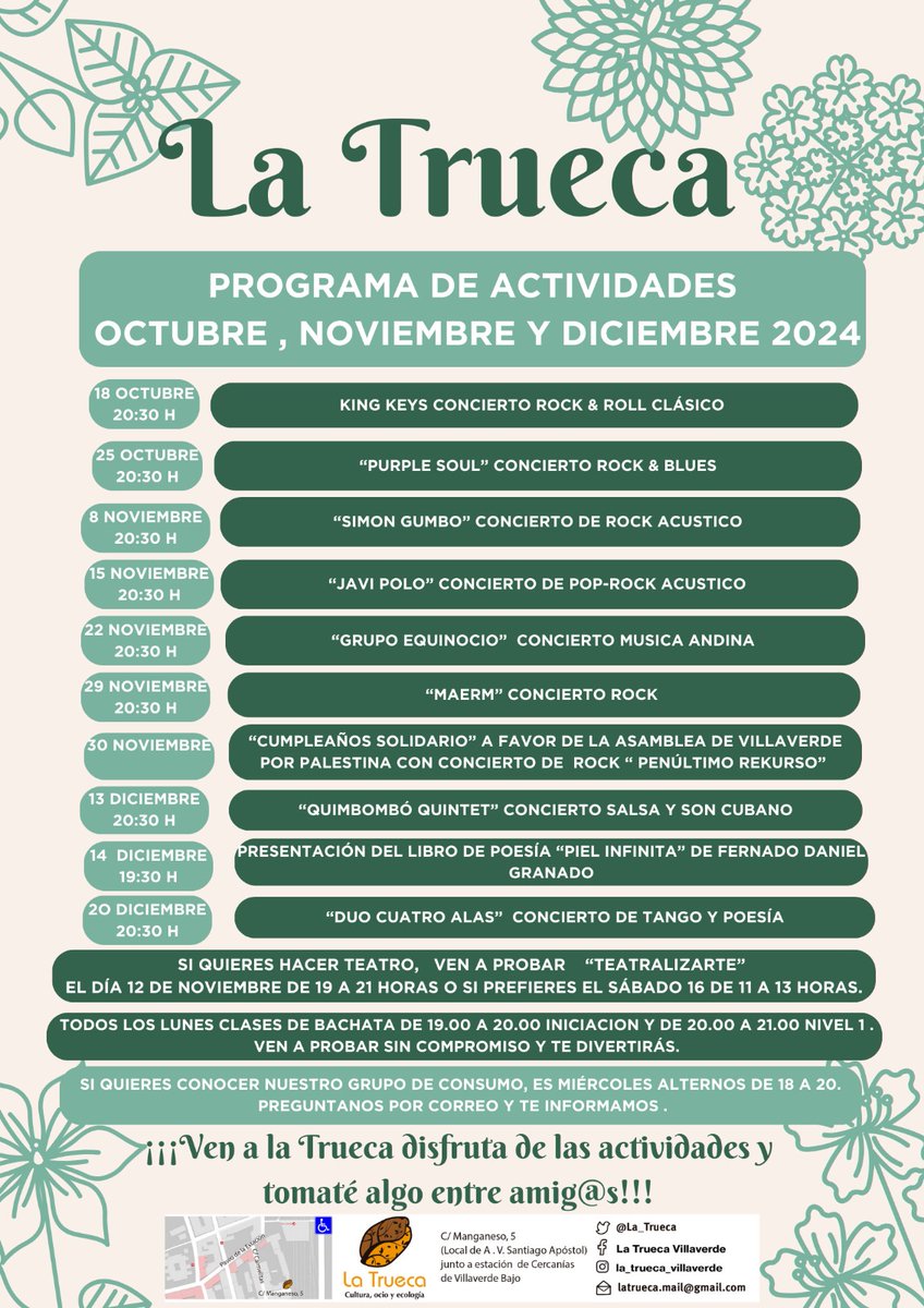 Está semana nos vamos de puente 
Os esperamos a todos y a todas a la vuelta para seguir disfrutando de las actividades y proyectos que llevamos a cabo 
Comenzamos un nuevo proyecto 
Teatralizarte 🎭
Qué disfrutéis de los días libres