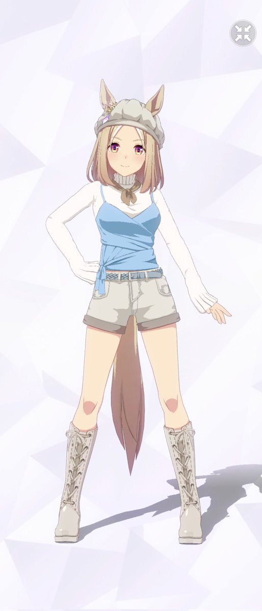 ナリタトップロード(ウマ娘) 「トプロの私服解放。隙間が叡智 」|イズミ@女帝推しのイラスト