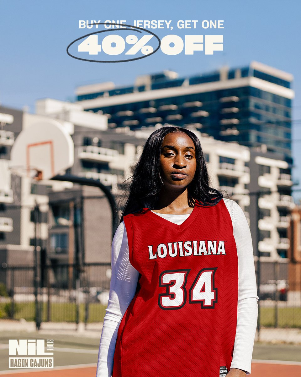 ragincajunsnil's tweet image. Ragin&apos; Cajun basketball is close

Take advantage of our jersey sale through 10/30

Shop: nil.store/louisiana