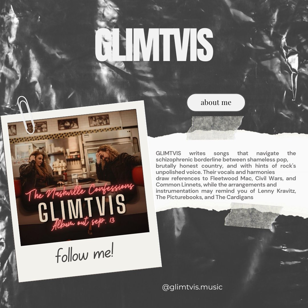 SoundRadar24's tweet photo. GLIMTVIS writes songs that navigate the schizophrenic borderline between shameless pop, 
brutally honest country, and with hints of rock's unpolished voice. Rzeferences to Fleetwood Mac, Civil Wars, and Common Linnets, Lenny Kravitz, The Picturebooks, and The Cardigans. https://t.co/qdLjtgIELk