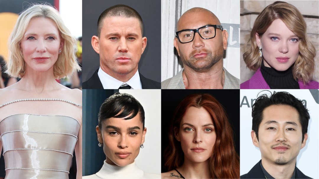 DEADLINE's tweet photo. The Zellner brothers’ anticipated alien invasion comedy 'Alpha Gang', starring and produced by Cate Blanchett, just got buzzier with the unveiling of her co-stars.

Dave Bautista, Steven Yeun, Zoë Kravitz, Léa Seydoux, Riley Keough, and Channing Tatum have been confirmed for the cast as the movie’s international sales agent mk2 films gears up to ramp up pre-sales at the AFM https://t.co/0y5o35TCoE