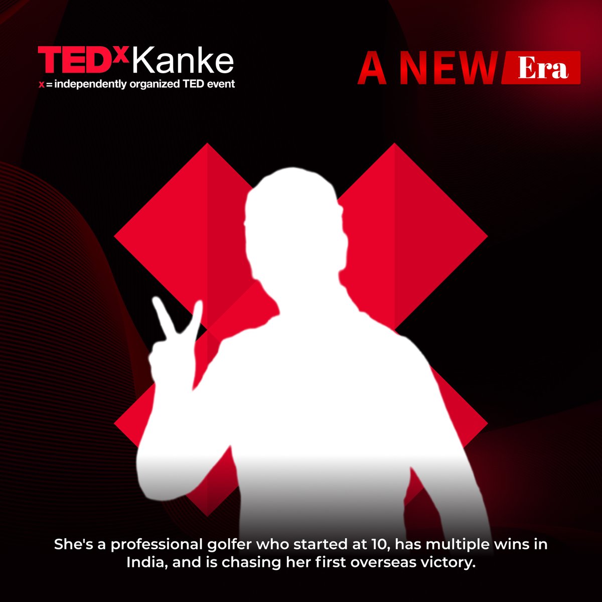 TedxKanke's tweet image. 🏌️‍♀️ Guess our next #TEDxKanke speaker! She’s a young golf star, started at 10, with multiple wins in India &amp;amp; now aiming for her first international victory! Who could it be? 

#ANewEra #GolfStar #TEDxKanke2024 #i3foundation