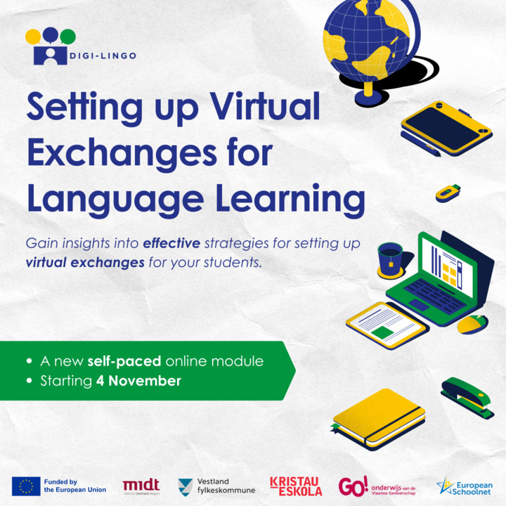 eu_schoolnet's tweet photo. 🌍 Connect your classroom with the world! Virtual exchanges give students the chance to practice language in real-world contexts and build cultural understanding. Ready to learn more?

Learn more: https://t.co/WDWKQ9Q4KB https://t.co/6oDnk8E6Gb