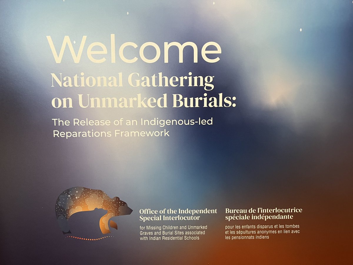 Immense gratitude to <a href="/kahnasatake/">Kimberly Murray</a> for carrying the heavy load of our nations’s search for missing Indigenous children &amp; their unmarked graves. You honoured their spirits with such strength &amp; humility