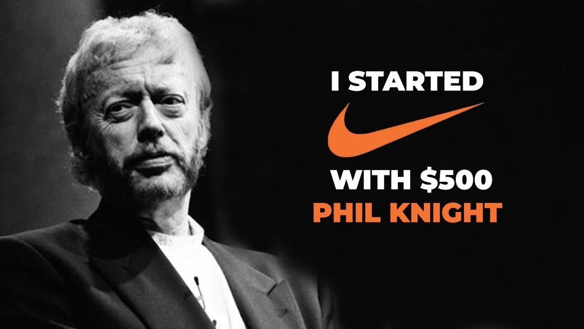 In 1964, Phil Knight started selling shoes from his car trunk

By 2024, he built a $200B empire

If you have dreams to build a successful startup,

There are 4 KEY lessons you can learn from Phil Knight and Nike: