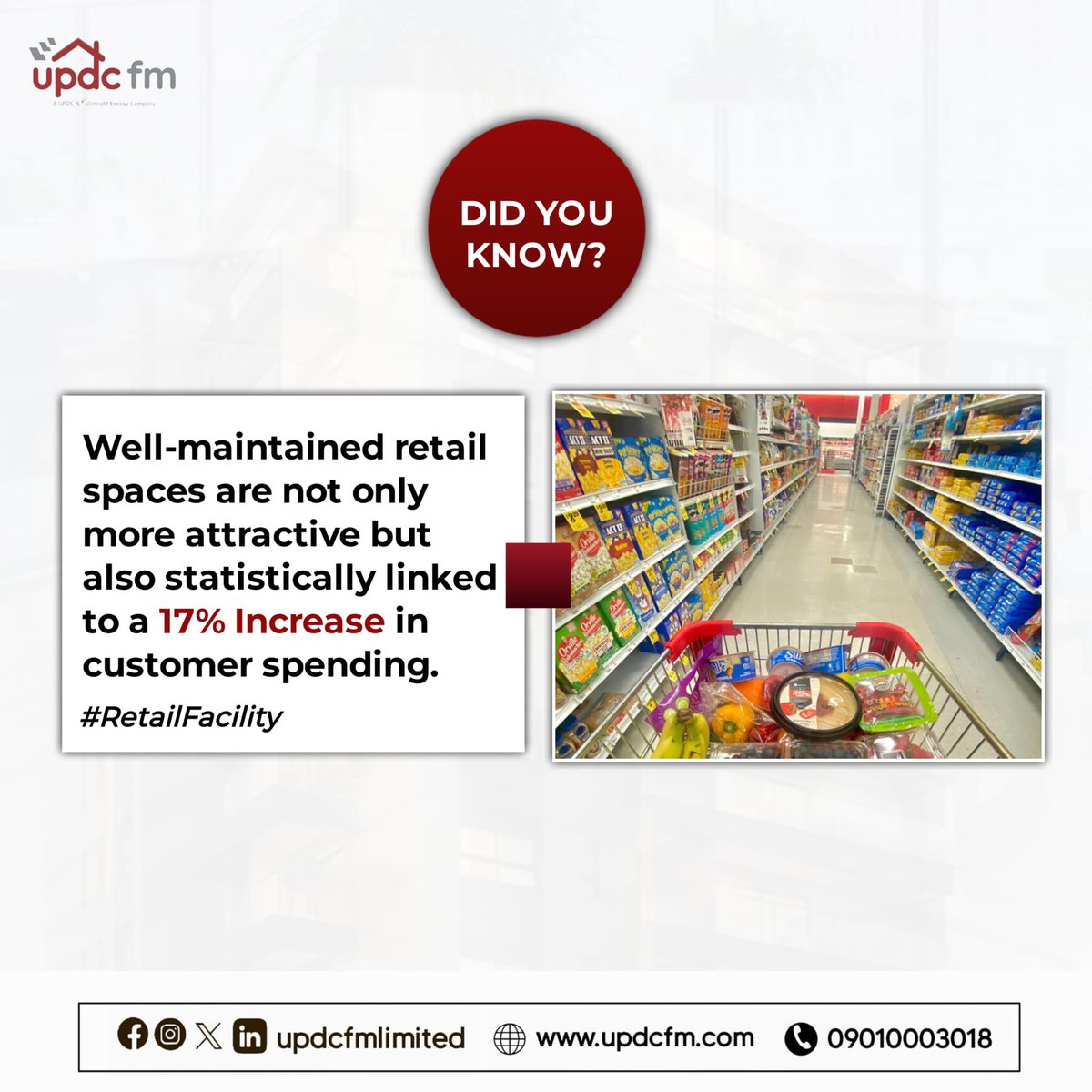 updcfmltd's tweet photo. When retail spaces are properly maintained, they not only look more appealing but also have a measurable effect on customer behavior. It’s a strategic move that can lead to a significant boost in customer spending.
Enhance your retail space today with #UPDCFM
Modric Asher #SB19 https://t.co/xevQfS6Z2P