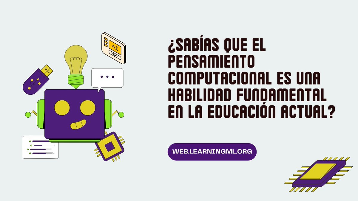 _learningml_'s tweet image. ¿Sabías que el pensamiento computacional es una habilidad fundamental en la educación actual?

🎓 Más en nuestro blog 👉 web.learningml.org/pensamiento-co…

#ia #pensamientocomputacional #profesores  #programacion #recursoeducativo #machinelearning #pensamientocritico #IAparaAPRENDER