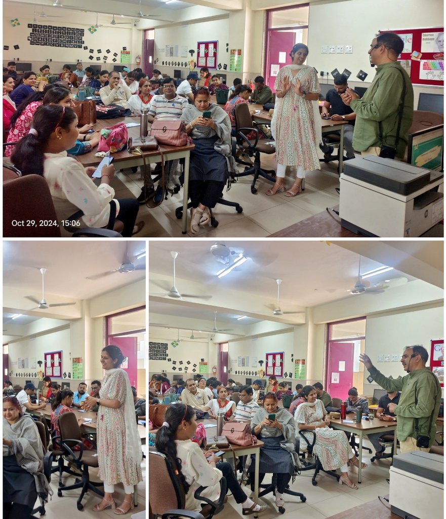 karshan01's tweet image. अस्तित्व स्थिर है,
जागृति और प्रगति निश्चित है।✨💫✨
हैप्पीनेस पाठ्यक्रम ईमानदारी, ज़िम्मेदारी और भागीदारी के सिद्धांतों को समझाते हुए हमें और हमारे बच्चों को बेहतर इंसान बनाता है। 🌼🌱
दो दिवसीय हैप्पीनेस कार्यशाला का सफल समापन🌱💖
#TransformativeEducation
#Happiness_Classes