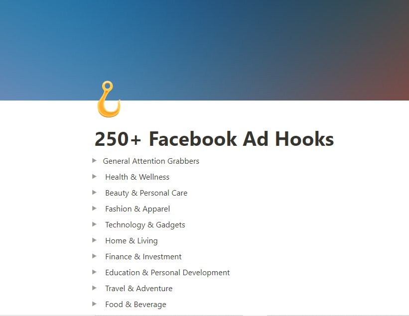 GeorgeM_Growth's tweet image. Want ads that convert? 

It all starts with a killer hook!

After spending $9M+ on FB Ads,

I've compiled 250+ viral hooks for you to test in your creatives!

Like, RT &amp;amp; Comment "Hook" and I'll DM it to you.

(Must be following me)
