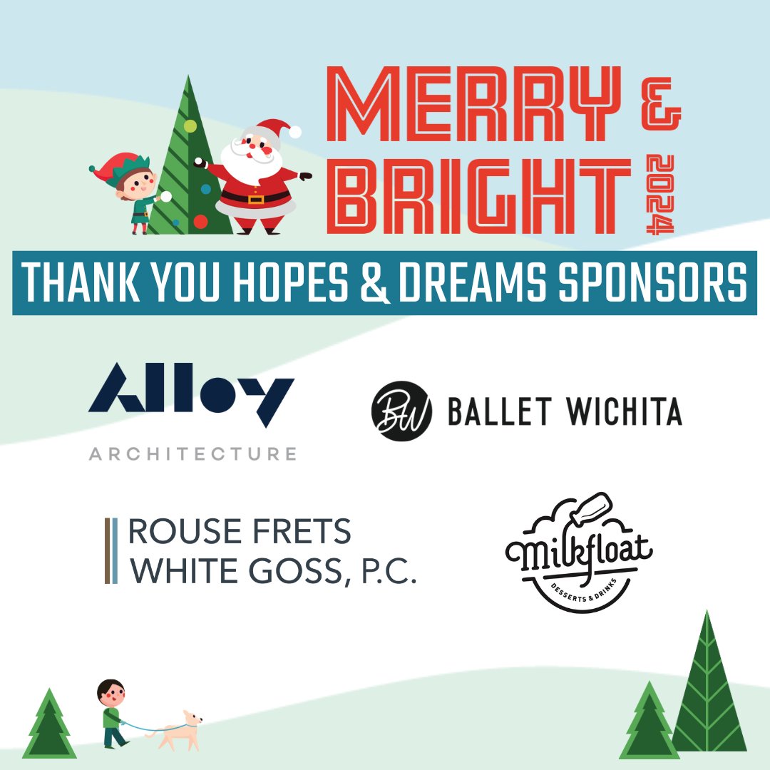 Holiday dreams do come true thanks to our generous Merry &amp; Bright sponsors! With the support of these sponsors we'll be helping children in our community who are need. Please plan to bring a new, unwrapped toy to Merry &amp; Bright on November 21st! bit.ly/40eIqy1