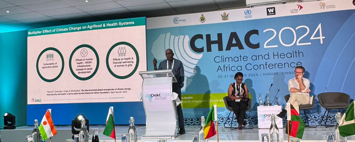 Tom Kariuki, PhD (@afroscientist) on Twitter photo I had the opportunity to share insights on <a href="/SciforAfrica/">Science for Africa Foundation</a> interventions on climate change at the Africa Climate & Health Conference in Zimbabwe. I had the opportunity to share insights on <a href="/SciforAfrica/">Science for Africa Foundation</a> interventions on climate change at the Africa Climate & Health Conference in Zimbabwe.