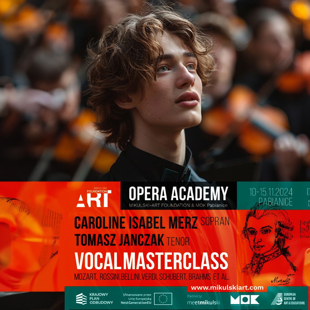 CONCORNOKultur's tweet photo. Calling All Vocalists!
The MikulskiArt Opera Academy is looking for voices like yours! Develop your talent in a professional, supportive environment. Apply today!  #MikulskiArtFoundation #OperaAcademy #Vocal #Masterclass #MAFOA2025 #DariuszMikulski #KPO https://t.co/U28D8evoMi https://t.co/kGHK3wuETE