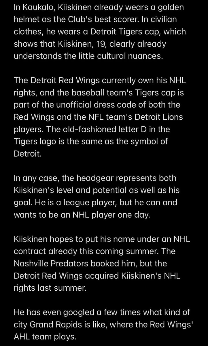 LGRWProspects's tweet image. A snippet on Jesse Kiiskinen

Full article: hameensanomat.fi/urheilu/8015601 #LGRW