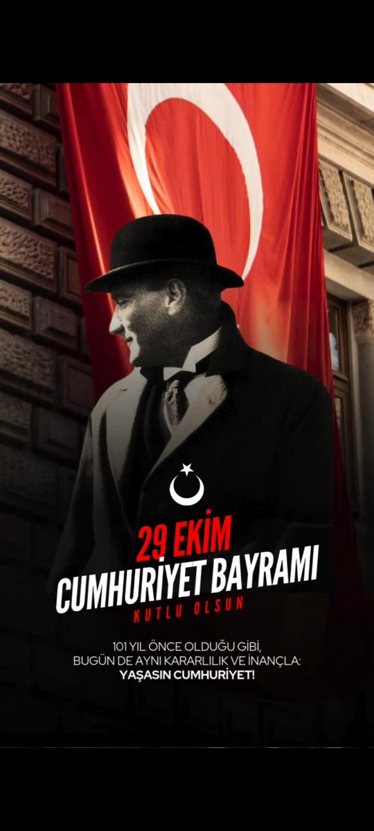 29 Ekim; özgürlüğün, eşitliğin ve milletin zaferidir. Cumhuriyet Bayramımız kutlu olsun!

#29EkimBayrakAsalım