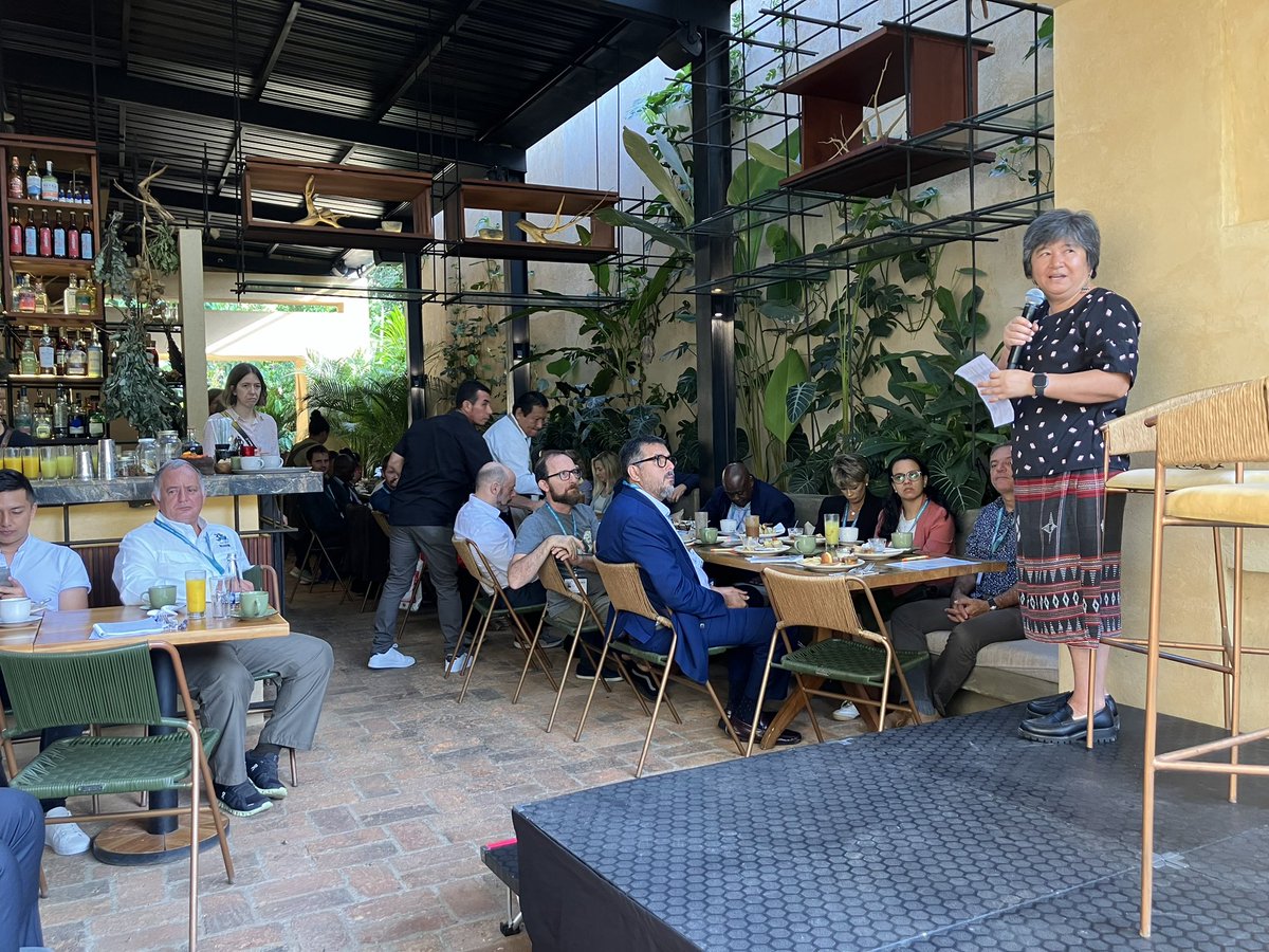 Pleased to speak at #COP16 event on UK support for the excellent Legacy Landscapes Fund, that supports 30X30 globally through long-term funding for large-scale projects in the global South. Very positive to hear of the focus on indigenous communities in achieving quality outcomes