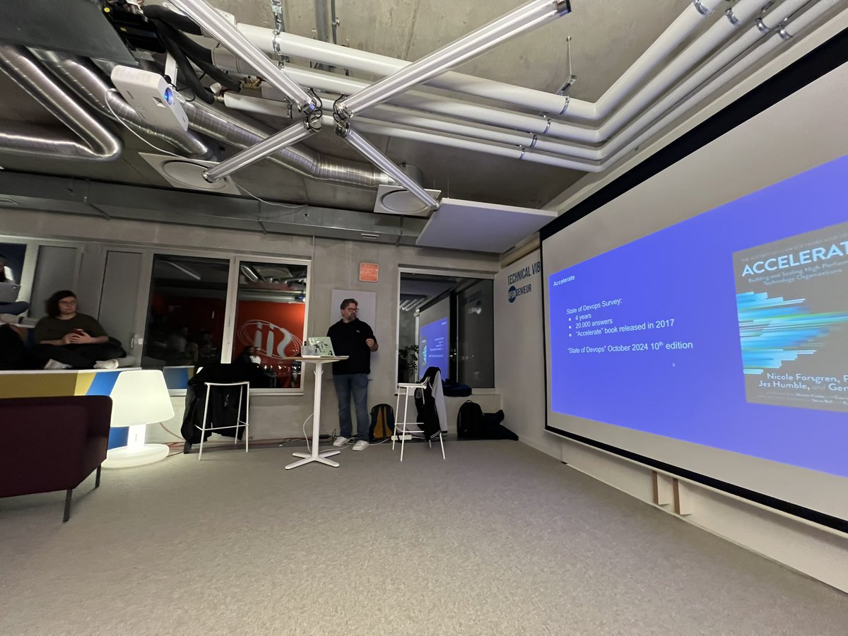 La soirée du <a href="/nantesjug/">Nantes JUG</a> commence avec un retour d’expérience sur « Accelerate » par Jean-Philippe
—
Merci <a href="/SII_Atlantique/">SII Atlantique</a> pour l’accueil !