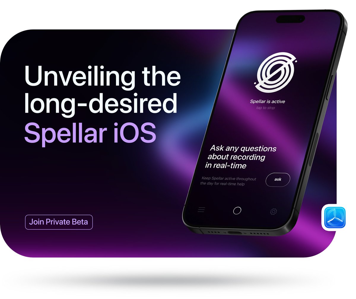 Spellar – AI Meeting Copilot tweet media