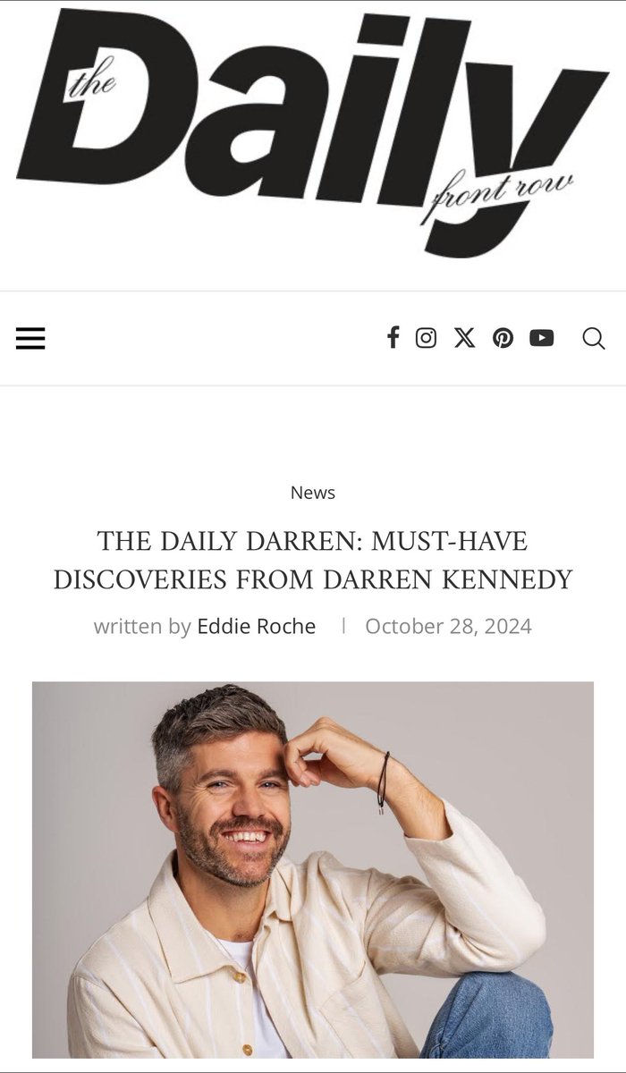 It’s here, my new column for #TheDailyDarren <a href="/DailyFrontRow/">DailyFrontRow®</a>
