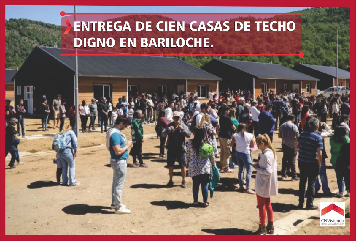 -Río Negro-

El Gobierno provincial entregó las últimas 100 casas del plan "Techo Digno" en el barrio El Frutillar, completando un total de 375 viviendas adjudicadas en San Carlos de Bariloche. Autoridades locales y provinciales participaron del emotivo acto.

<a href="/ippvrionegro/">IPPV</a>