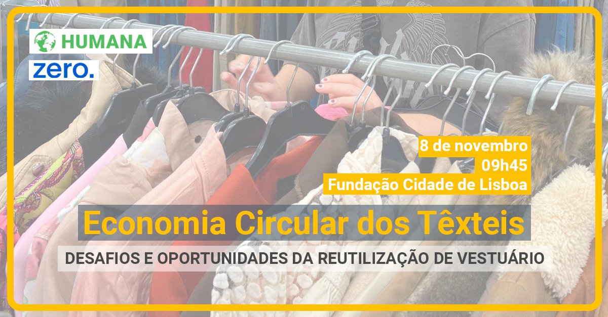 👕Vistam a camisola (em segunda mão) da economia circular! 👕Venham debater connosco! Inscrições aqui: forms.gle/v7RDHx9o8p12zX…