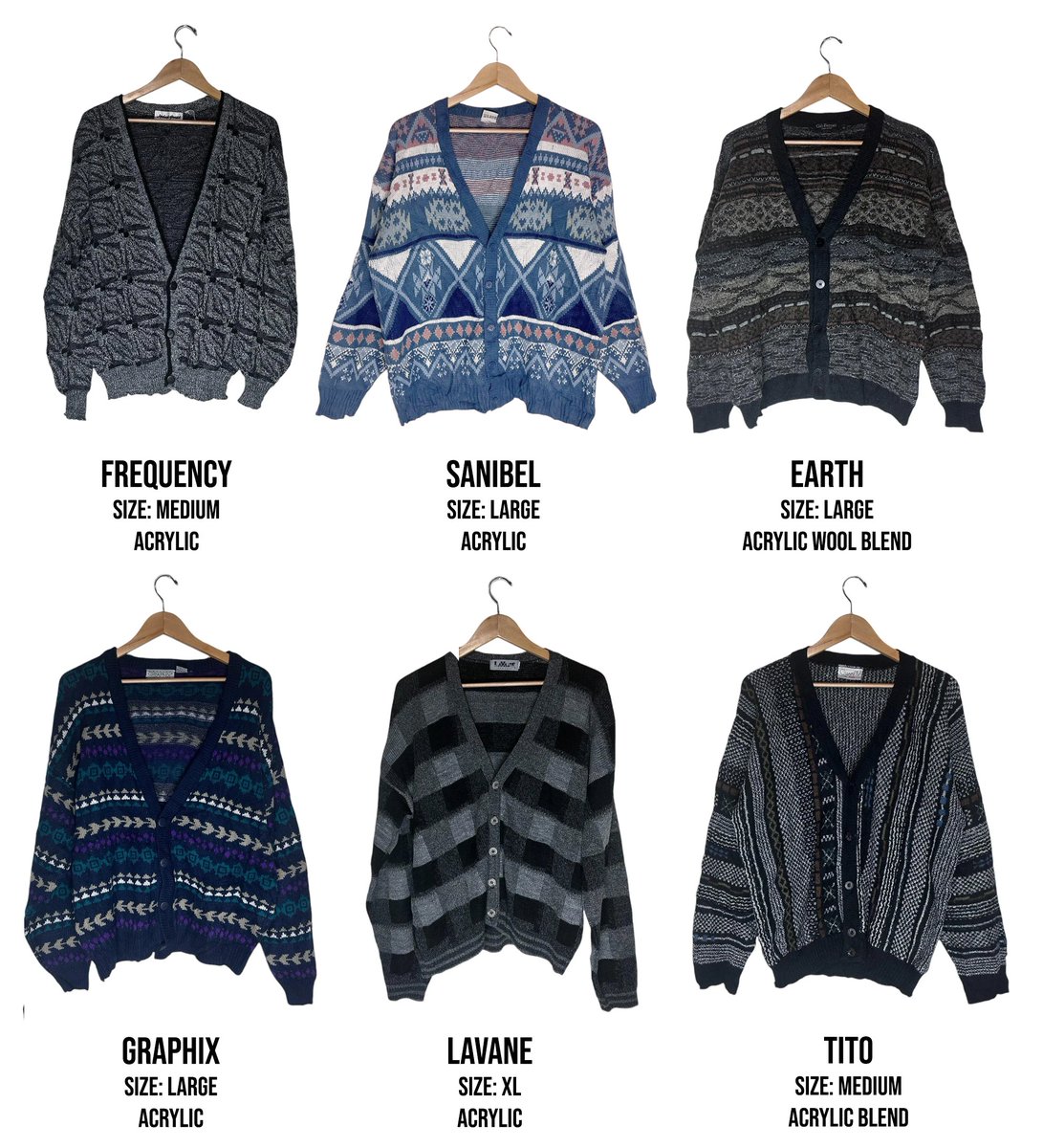 BeardedBee's tweet image. 🤩 A new selection of vintage cardigans are in! Check 'em out yo! 😜 
loom.ly/o403nWA #cardigan #vintagecardigans #sweaterweather