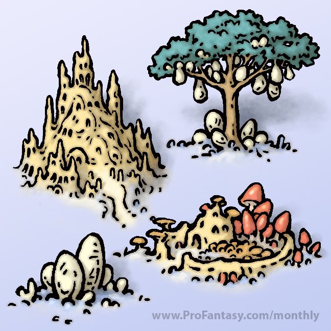 schley's tweet image. The Insectoids are coming! Here are a few of my new CC3+ sprites created for the spooky season of October. These and tons of other assets are now available for your #RPG #mapmaking adventures. Find them exclusively at ProFantasy Software &amp;gt; @rpgmaps