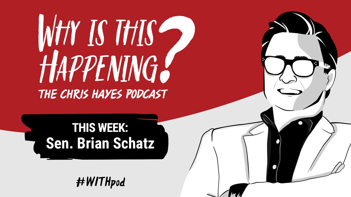 Great to have U.S. Senator <a href="/brianschatz/">Brian Schatz</a>, D-Hawaii, on this week's #WITHpod w/<a href="/chrislhayes/">Chris Hayes</a> to discuss VP Harris, Hawaii, why he says former President Trump could be vanquished and more. 

🎧 Hear the full ep wherever you get your pods: 
link.chtbl.com/withpod_x