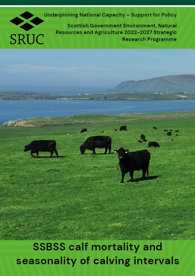 Steven Thomson (@stevengthomson) on Twitter photo Latest <a href="/SRUCResearch/">SRUC Research</a> report on SSBSS calving intervals. This report looks at calving seasonality and 410 day calving interval threshold as well as on-holding-of birth calf mortality by 12 months. Funded by <a href="/ScotGovRural/">Scot Gov Rural</a> <a href="/SEFARIscot/">SEFARI Gateway</a> ruralexchange.scot/policy/calving… Latest <a href="/SRUCResearch/">SRUC Research</a> report on SSBSS calving intervals. This report looks at calving seasonality and 410 day calving interval threshold as well as on-holding-of birth calf mortality by 12 months. Funded by <a href="/ScotGovRural/">Scot Gov Rural</a> <a href="/SEFARIscot/">SEFARI Gateway</a> ruralexchange.scot/policy/calving…