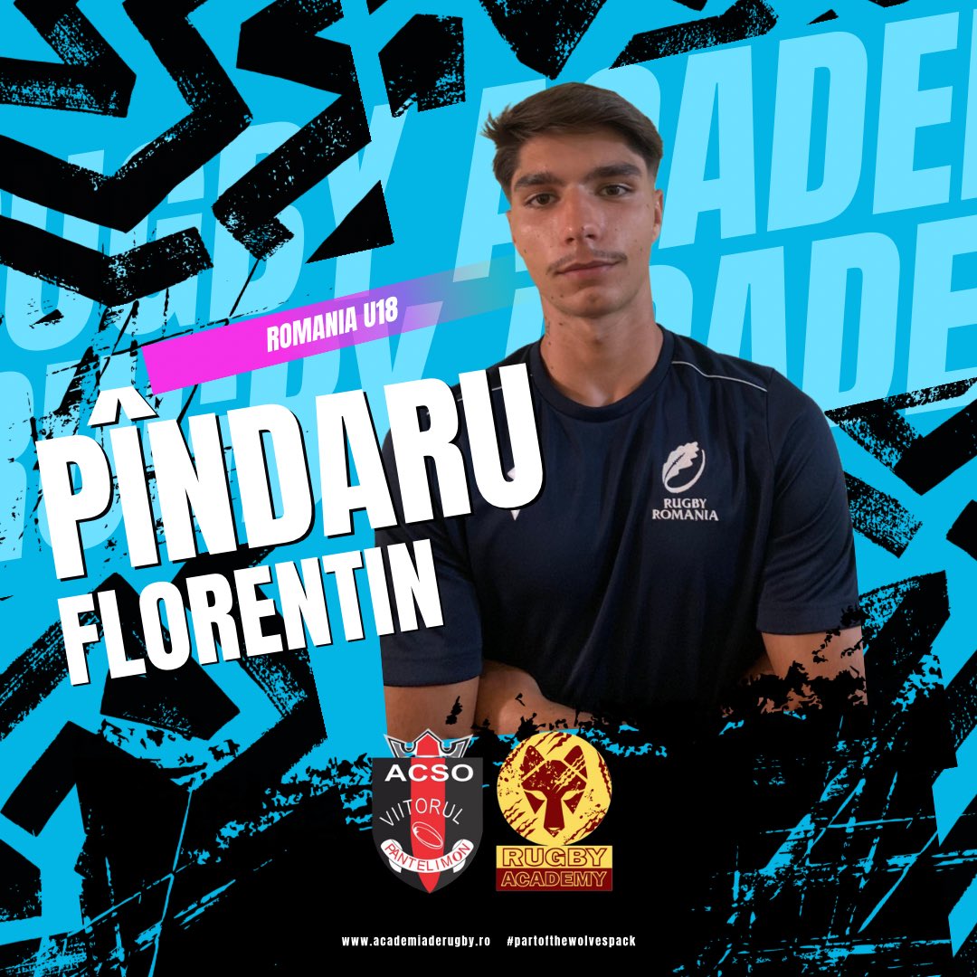 RO_RugbyAcademy's tweet image. 📢We are proud to announce that  Florentin Pîndaru is joining the U18 national team for the upcoming week! 🏉

Congratulations, Florentin, and best of luck! We’re with you all the way! 🏆

#partofthewolvespack
