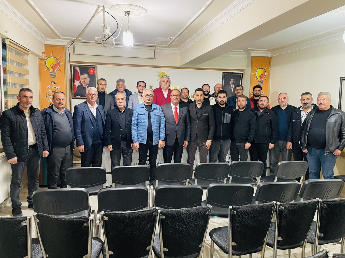 Haftalık Olağan İlçe Yönetim Kurulu Toplantımızı İlçe Başkanımız Sn Turgut KOÇ  Başkanlığında İl Başkan Yardımcılarımız Sn Abidin Sezgin, Sn Güngör Uzun ve Yönetim Kurulu Üyelerimizin Katılımlarıyla Gerçekleştirdik.
Toplantımız Hayırlara Vesile Olsun.
<a href="/fatihuzum38/">Fatih ÜZÜM</a> <a href="/Koc72T/">Turgut Koç</a>