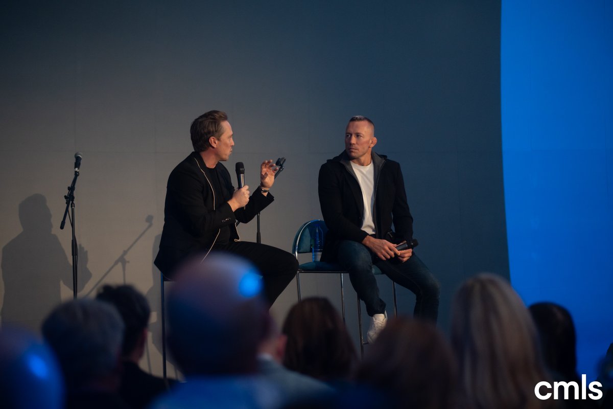 CMLSfinancial's tweet photo. Last Sunday at La SAT in Montreal, we held our first MPC event since cmls joined @nesto! MMA champ @GeorgesStPierre inspired us. We unveiled exciting surprises and a new branding launch to empower our brokers. Stay tuned for more! #FutureForward #PeopleFocused #cmls #mpc https://t.co/MQgorLQj8y